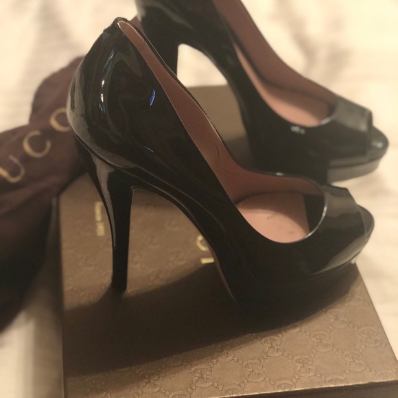 Gucci Shoes - GUCCI women’s black platform heels
